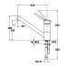 Смеситель TEKA AUK 913 CHROME (509130200)