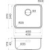 Комплект OMOIKIRI Omi 43-U/I-IN Ultra Mini + Shinagawa-BN (7402.4230)