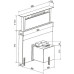 Вытяжка WEISSGAUFF Down Draft 900 Touch Inverter Black