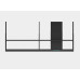 Вытяжка PANDO I-894 DR/120+120 MODULO IZQ. NEGRO MATE V.1250 ECO SEC