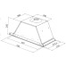 Вытяжка HOTPOINT-ARISTON HPAE 52FLB X