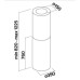Вытяжка FALMEC Polar Isola White 35 CPWI90.E0P2#ZZZB491F