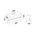 Вытяжка FALMEC Flipper 85 P.E. Cono Vetro Bianco CFPN85.E0P2#ZZZF491F