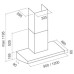 Вытяжка FALMEC MARTE PRO 120 inox (950) пристенная CMHN20.E3P2#ZZZI410F