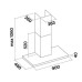Вытяжка FALMEC Lumen 90 P.E. Inox CLUN90.E0P1#NEUI491F