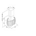 Вытяжка FALMEC Prestige Isola Glass White 75 CPGI75.E0P2#ZZZF491F