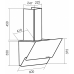 Вытяжка MBS MERYTA 160 GLASS WHITE