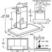Каминная вытяжка Electrolux LFT419X