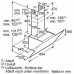 Каминная вытяжка BOSCH DWK 98 PP 60 BK