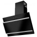 Вытяжка MAUNFELD tower g 50 black+satin strips (черный+черное стекло+сатин вставки)