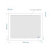 Зеркало CERSANIT Design KN-LU-LED030*100-d-Os