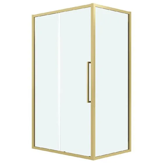 Душевое ограждение GROSSMAN 100.K33.02.100.32.00-200.K33.02.80.32.00 золото сатин