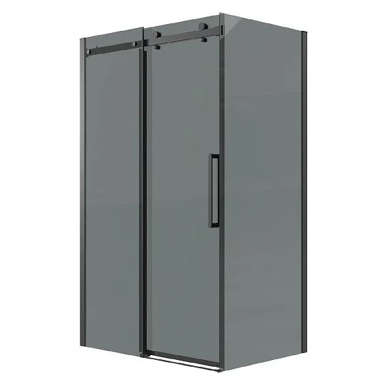 Душевое ограждение GROSSMAN 100.K33.04.100.21.10- 200.K33.04.80.21.10 черный матовый