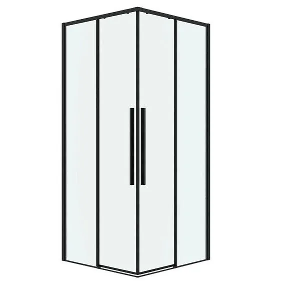 Душевое ограждение GROSSMAN 1/2.K33.01.70.21.00-1/2.K33.01.70.21.00 черный матовый