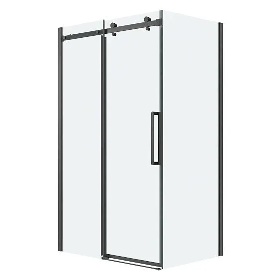 Душевое ограждение GROSSMAN 100.K33.04.120.42.00-200.K33.04.80.42.00 графит сатин