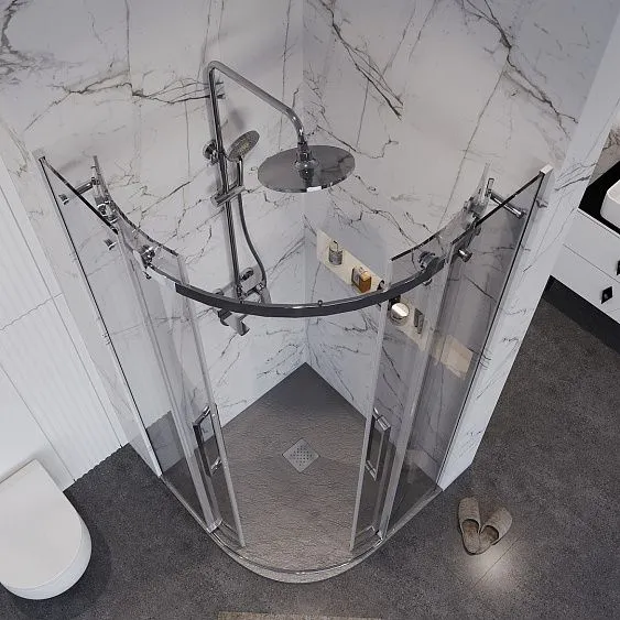 Душевое ограждение GROSSMAN 301.K33.04.1010.10.00 хром