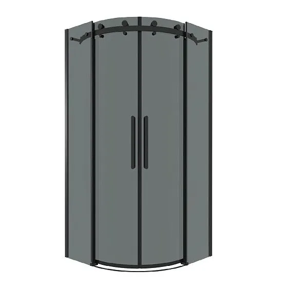 Душевое ограждение GROSSMAN 301.K33.04.1010.21.10 черный матовый