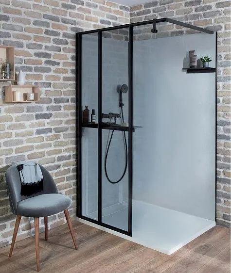 Душевая перегородка JACOB DELAFON Nouvelle Vague 400 E94WS40-VTG затемненное стекло