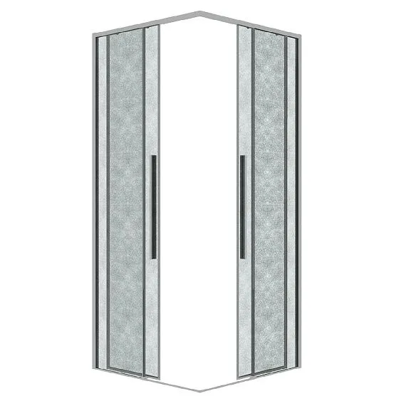 1/2 душевого ограждения GROSSMAN 1/2.K33.01.12.10.02 хром