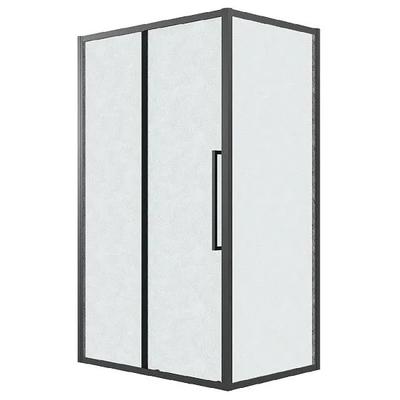 Душевое ограждение GROSSMAN 100.K33.02.110.21.02-200.K33.02.100.21.02 черный матовый