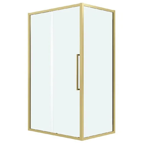 Душевое ограждение GROSSMAN 100.K33.02.110.32.00-200.K33.02.100.32.00 золото сатин