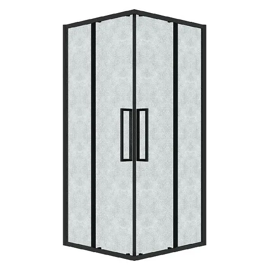 Душевое ограждение GROSSMAN 300.K33.02.1010.21.02 черный матовый