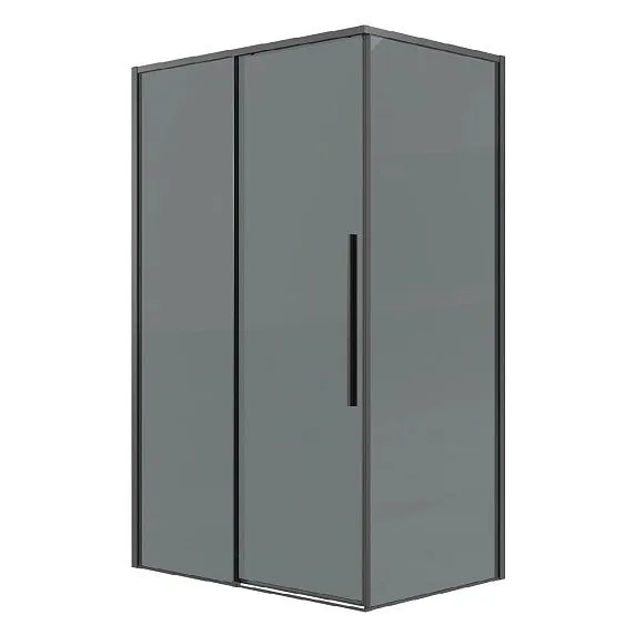 Душевое ограждение GROSSMAN 100.K33.01.130.42.10-200.K33.01.80.42.10 графит сатин
