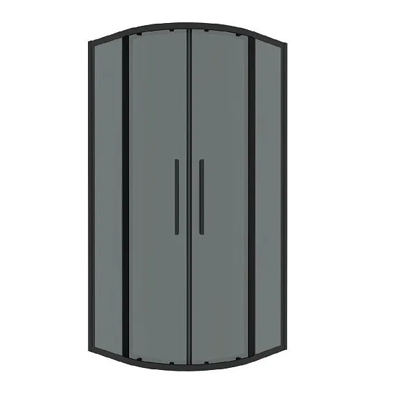 Душевое ограждение GROSSMAN 301.K33.02.8080.21.10 черный матовый