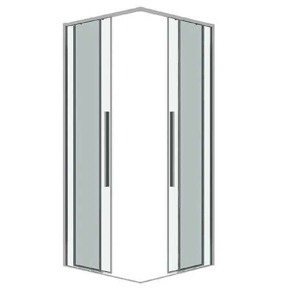 1/2 душевого ограждения GROSSMAN 1/2.K33.01.12.10.00 хром