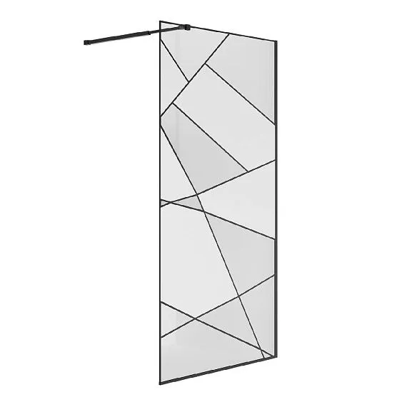 Душевая перегородка NIAGARA NG-680-10BLACK