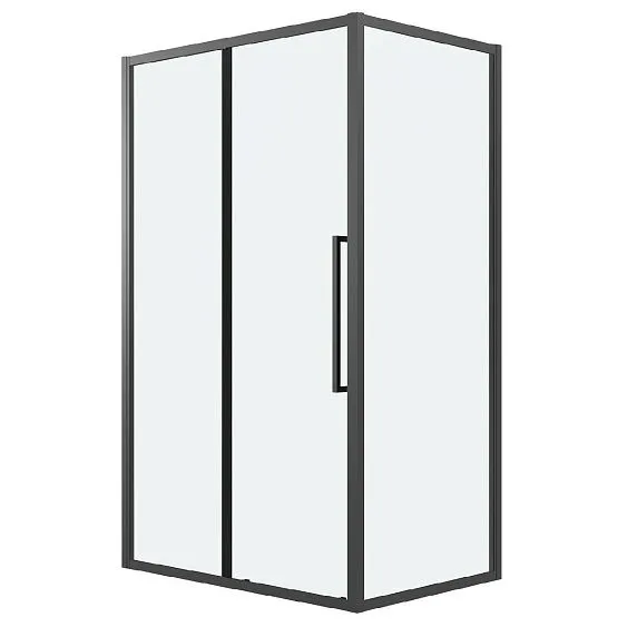 Душевое ограждение GROSSMAN 100.K33.02.100.21.00-200.K33.02.100.21.00 черный матовый