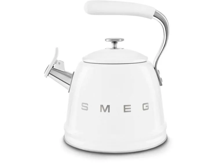 Чайник со свистком SMEG WKF01WH