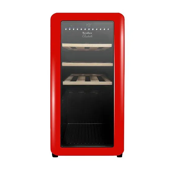 Винный шкаф TESLER CWC-188 RUBY RED