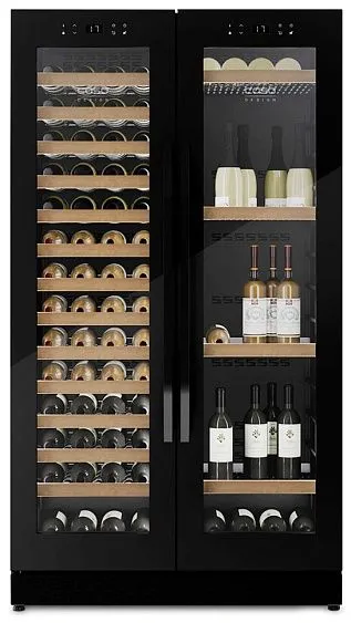 Винный шкаф CASO WineChef Duo 122 Black