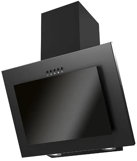 Вытяжка KRONASTEEL SARA 600 black/black glass push button
