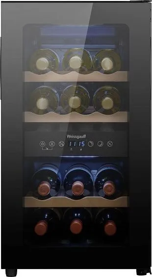 Винный шкаф WEISSGAUFF WWC-16 DualZone Compressor