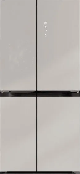 Холодильник LEX LCD450 white satin Cross Door