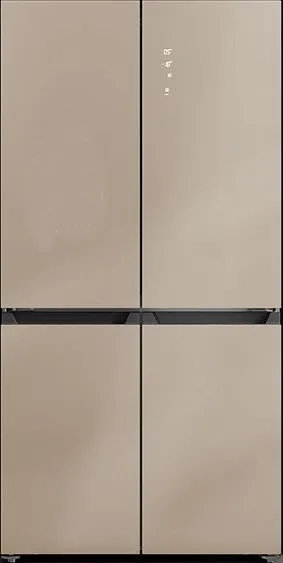Холодильник LEX LCD505 Brown satin Cross Door