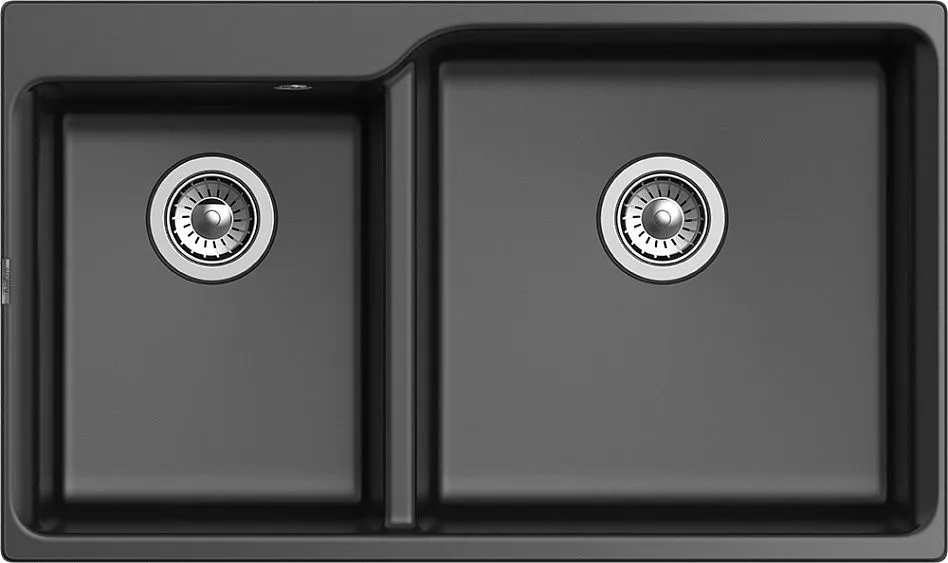 Кухонная мойка RIVELATO AXEL 90D antracite