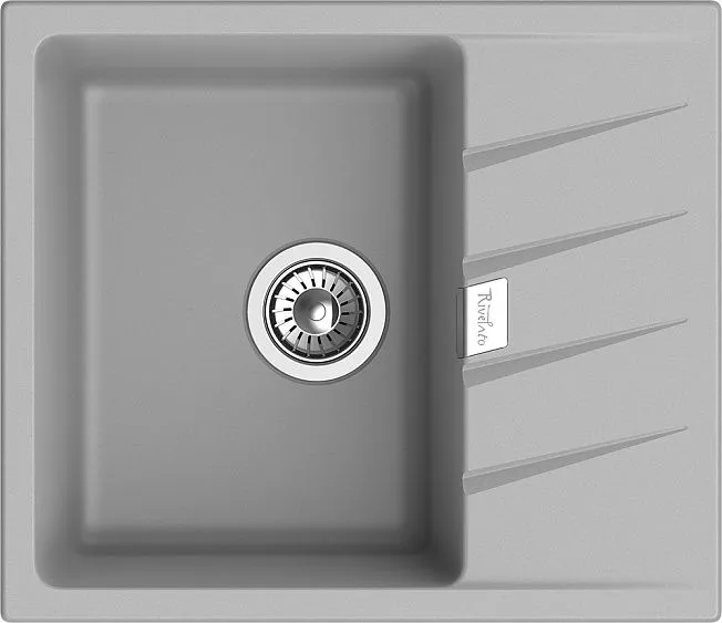 Кухонная мойка RIVELATO RAUM 58 grigio metallizzato