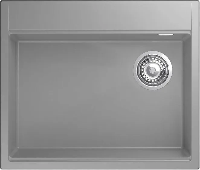 Кухонная мойка RIVELATO TESORO 605-R grigio metallizz