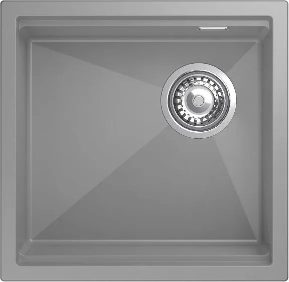 Кухонная мойка RIVELATO LINO 454-R grigio metallizz