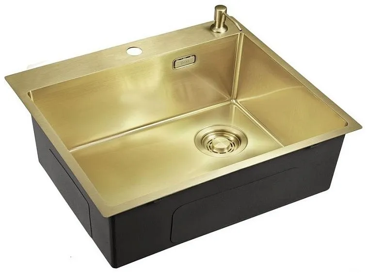 Кухонная мойка EMAR EMB-560(TOP) PVD Matt Gold