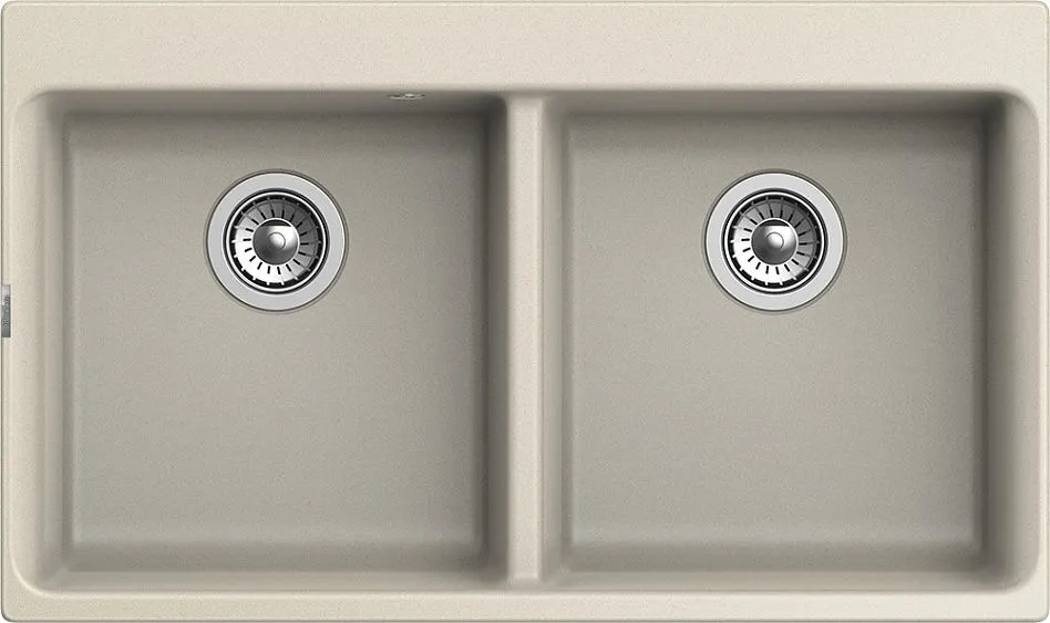 Кухонная мойка RIVELATO AXEL 90-2D beige scuro
