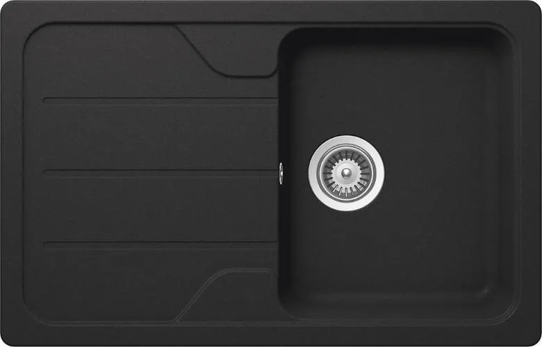 Кухонная мойка SCHOCK Formhaus 45 D Cristalite оникс