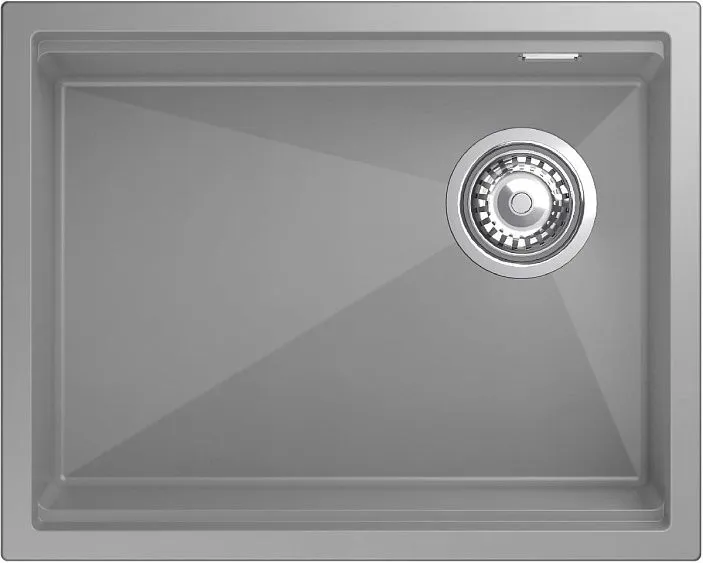 Кухонная мойка RIVELATO LINO 554-R grigio metallizz
