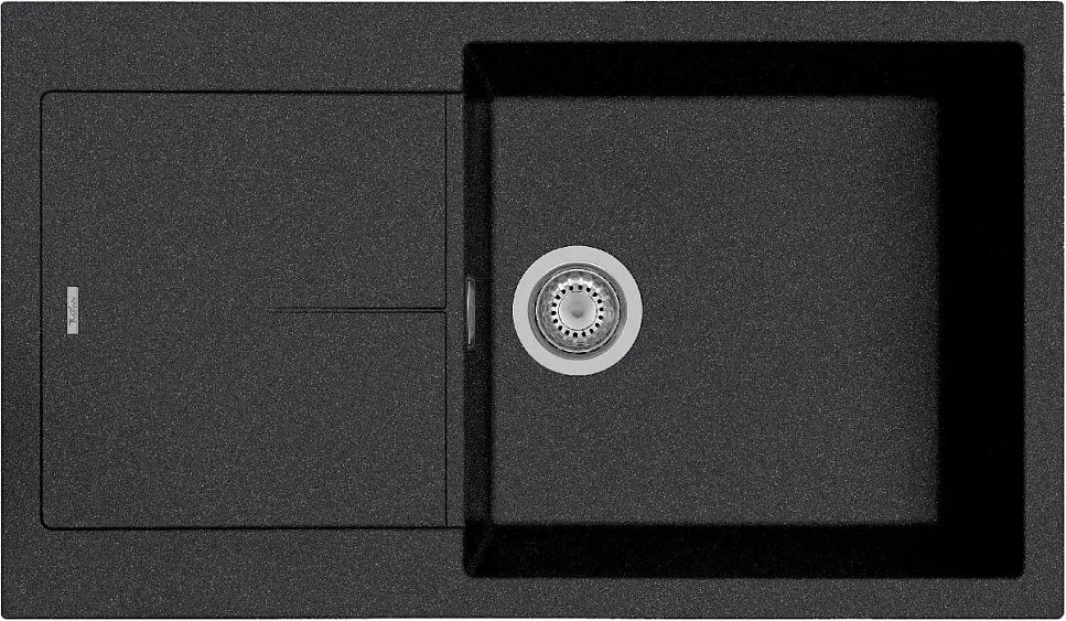 Кухонная мойка RIVELATO LUMO 8650 Nero opaco
