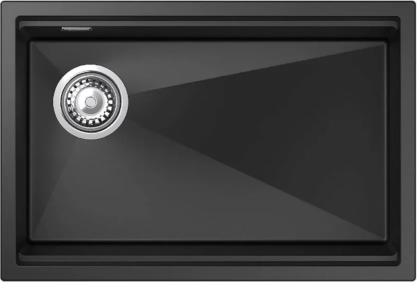 Кухонная мойка RIVELATO LINO 654-L antracite