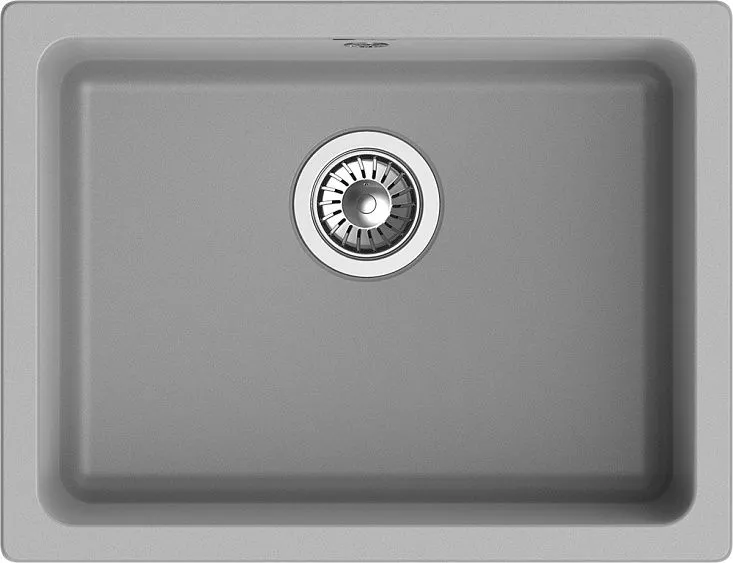 Кухонная мойка RIVELATO BERKANA 50 grigio metallizzato