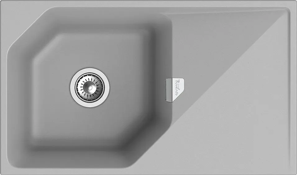 Кухонная мойка RIVELATO LOCUS 85 grigio metallizzato